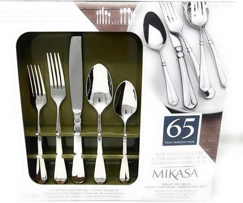 Mikasa flatware set - set, 65pc