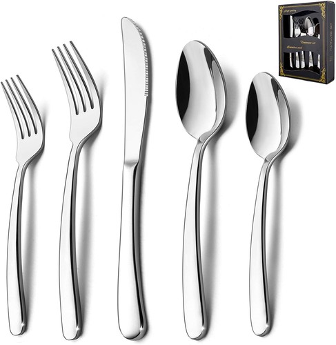 Piece heavy duty silverware - 40-piece,