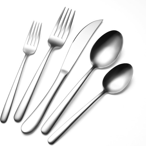 Pcs silverware set service - silverware,
