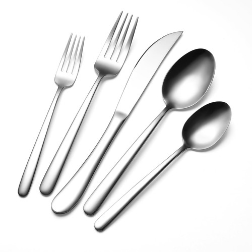 Pcs silverware set service - silverware,