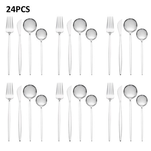 24pcs silverware set for - 24pcs,
