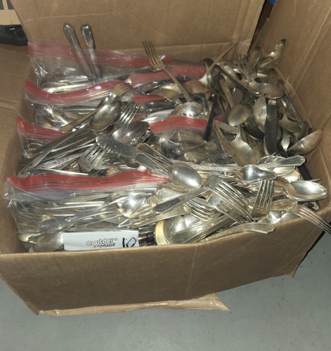 1lb bulk silverplate flatware - bulk,